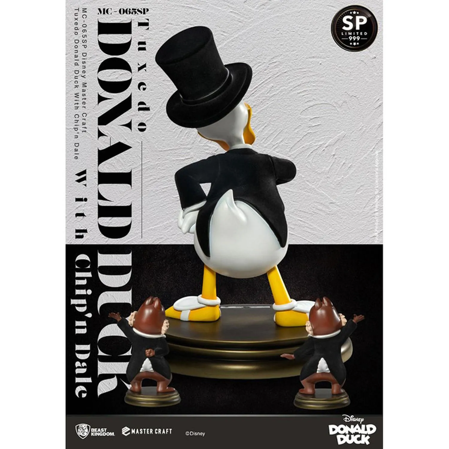 Beast Kingdom Figura Mc-065Sp Tuxedo Donald Duck With Chip'N Dale Walt Disney World