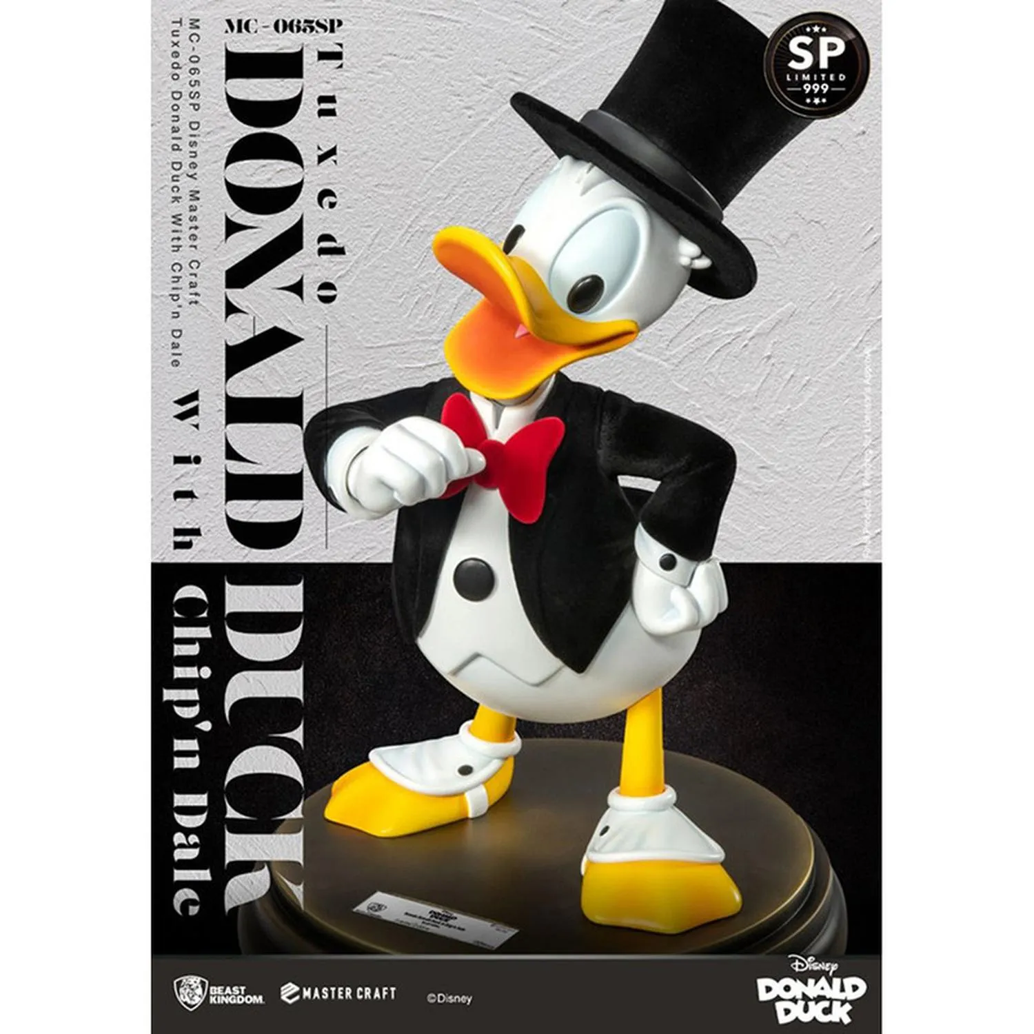 Beast Kingdom Figura Mc-065Sp Tuxedo Donald Duck With Chip'N Dale Walt Disney World