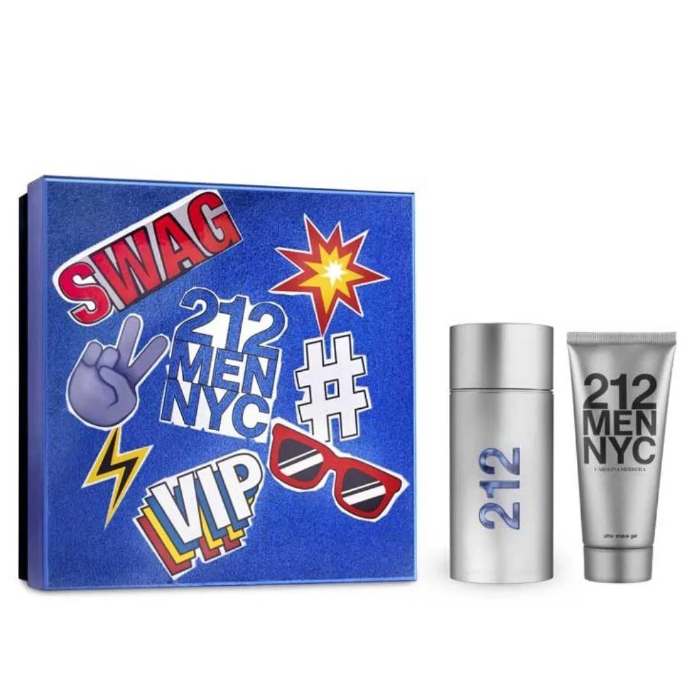 Estuche 212 NYC Men Swag 100ml   After Shave 100ml