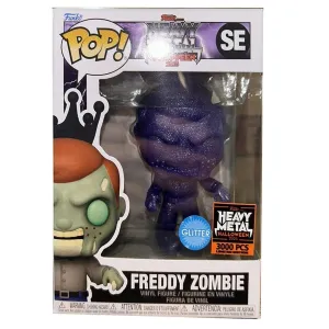 Funko Pop Freddy Zombie Se Glitter Exclusivo Heavy Metal