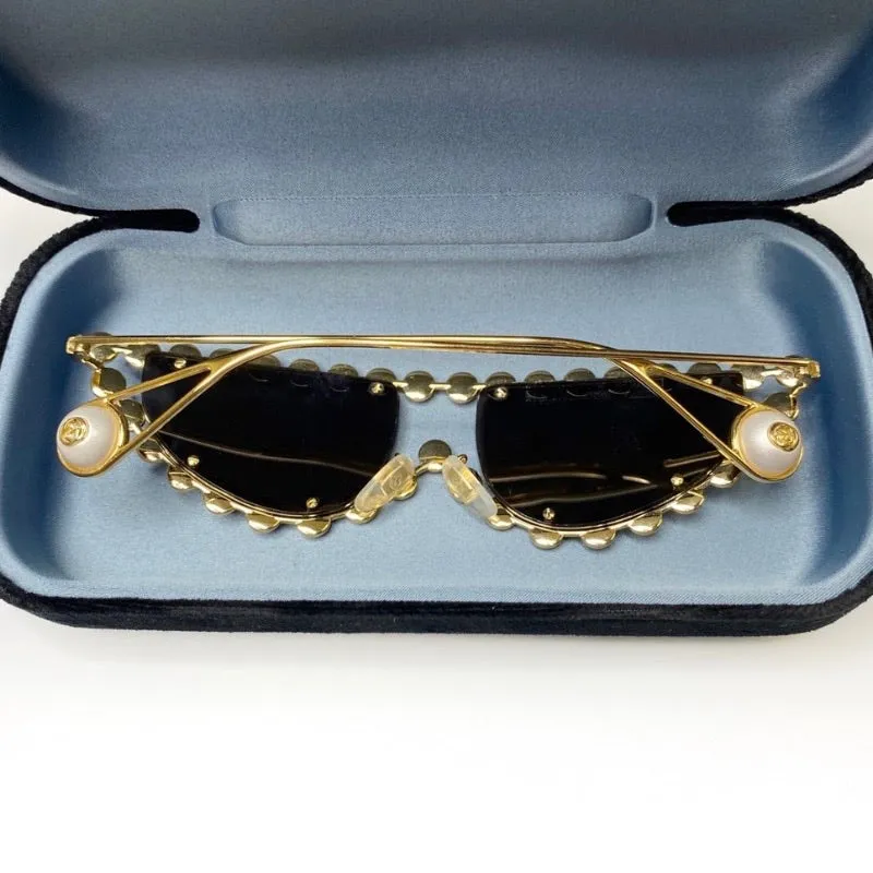 Gucci Crystal Cat Eye Sunglasses