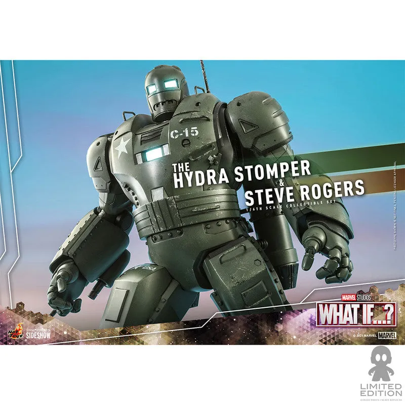 Hot Toys Figura Articulada The Hydra Stomper & Steve Rogers Escala 1:6 What If…? By Marvel - Limited Edition