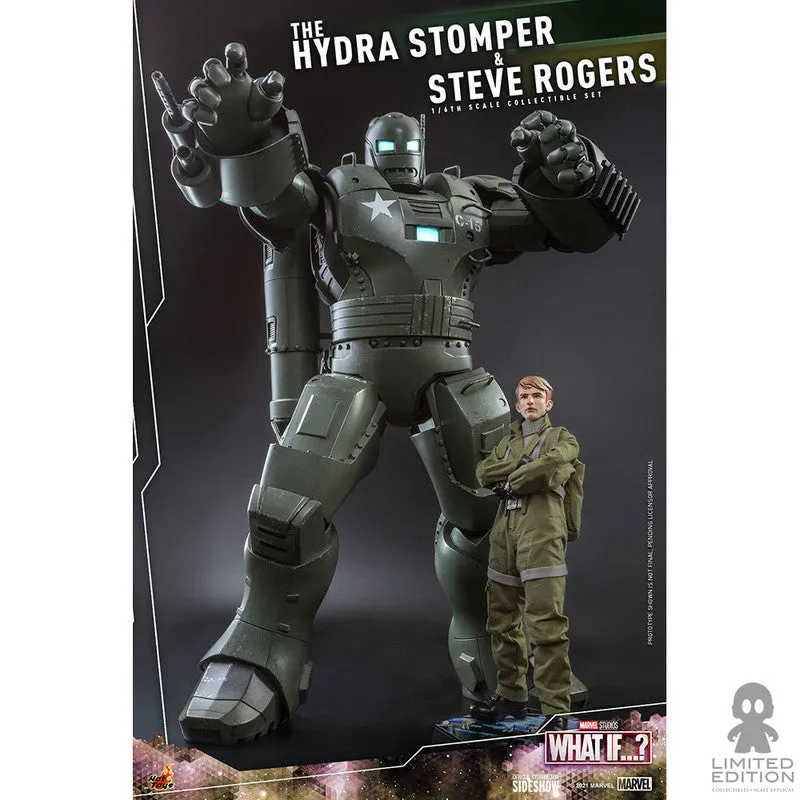 Hot Toys Figura Articulada The Hydra Stomper & Steve Rogers Escala 1:6 What If…? By Marvel - Limited Edition