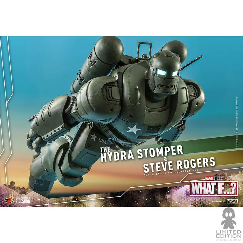 Hot Toys Figura Articulada The Hydra Stomper & Steve Rogers Escala 1:6 What If…? By Marvel - Limited Edition