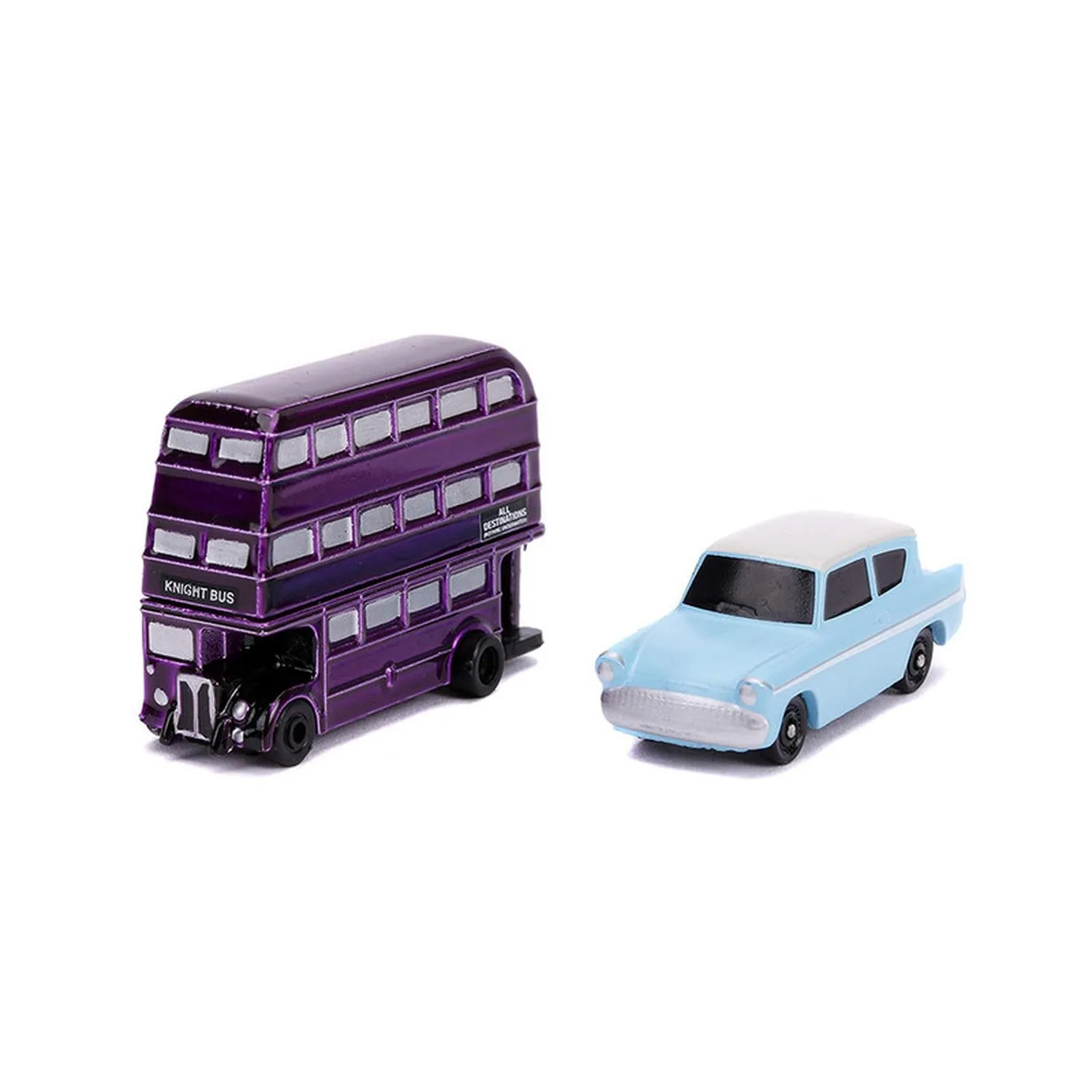 Jada Toys Set Nano 1959 Ford Anglia & The Knight Bus Harry Potter