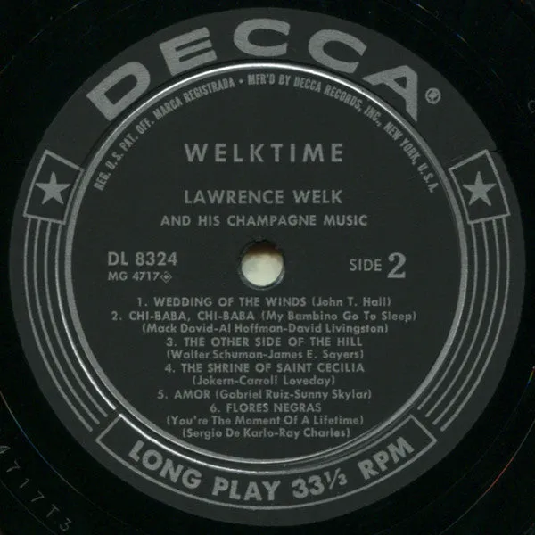 Lawrence Welk And His Champagne Music - Welktime (LP) (VG)