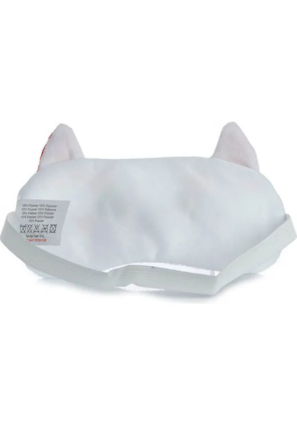 Maneki Neko Lucky Cat | PLUSH EYE MASK*