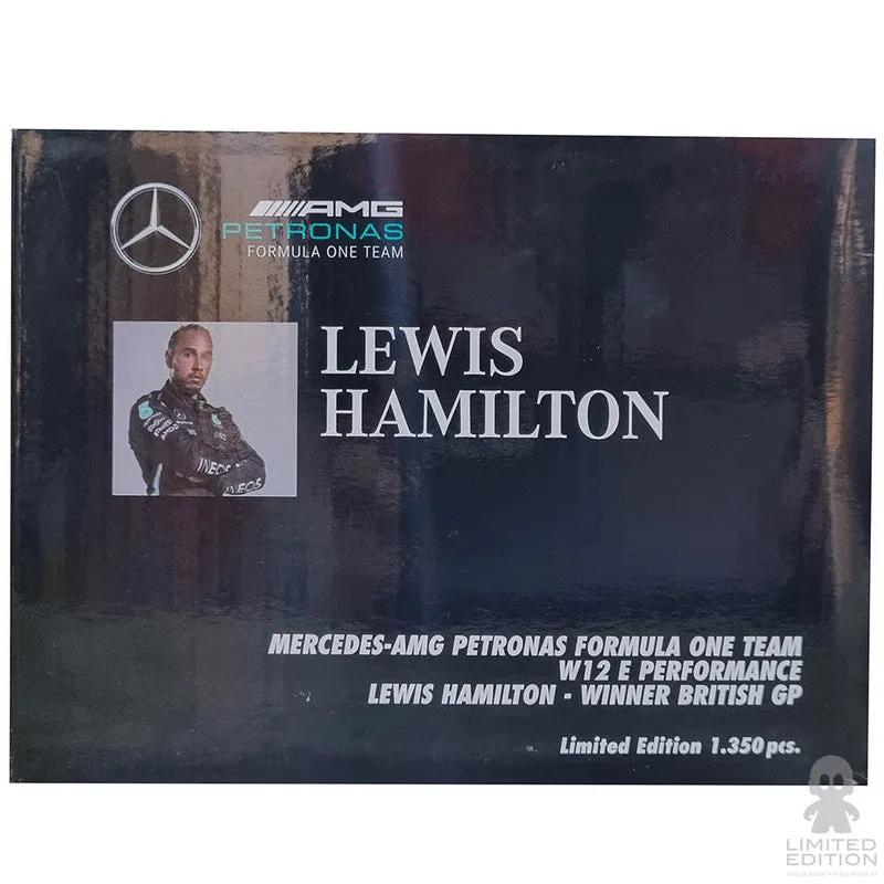 Minichamps Vehículo Lewis Hamilton Mercedez-Amg Petronas Formula One Team W12 E Performance Winner British Gp By Formula 1 - Limited Edition