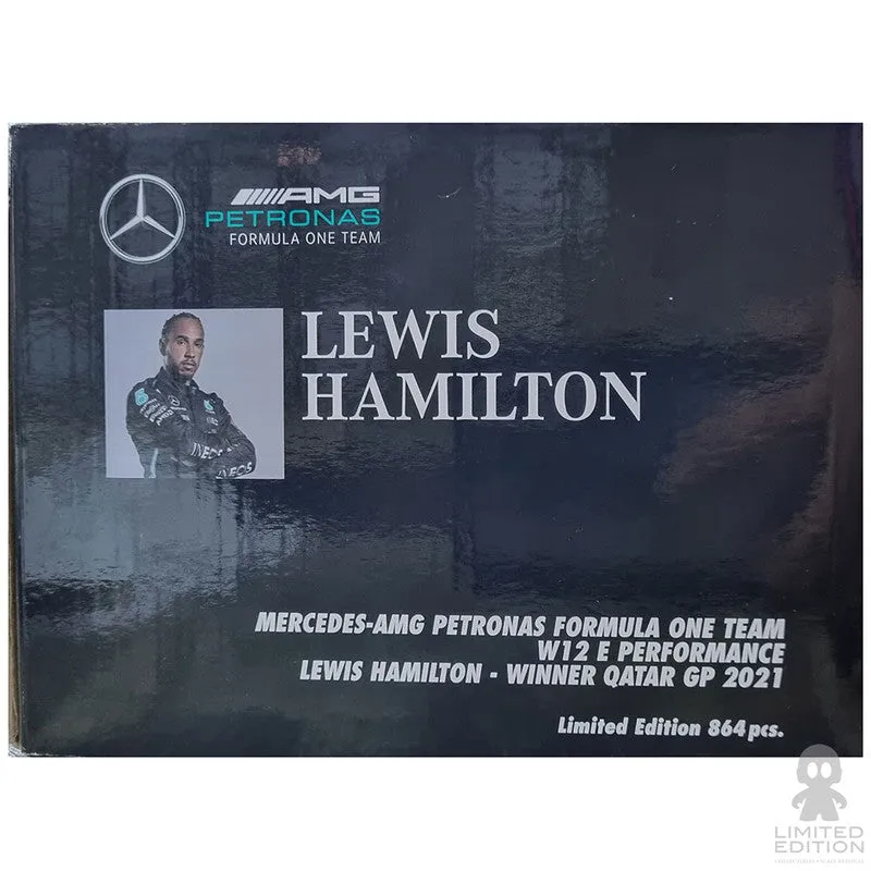 Minichamps Vehículo Lewis Hamilton Mercedez-Amg Petronas Formula One Team W12 E Performance Winner Qatar Gp 2021 By Formula 1 - Limited Edition