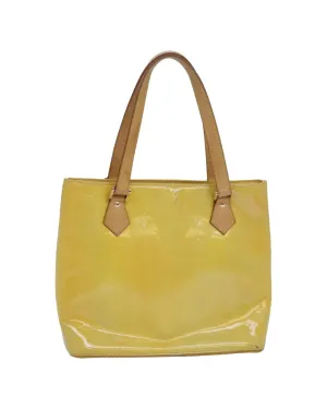 Monogram Vernis Patent Leather Hand Bag with Shoulder Drop