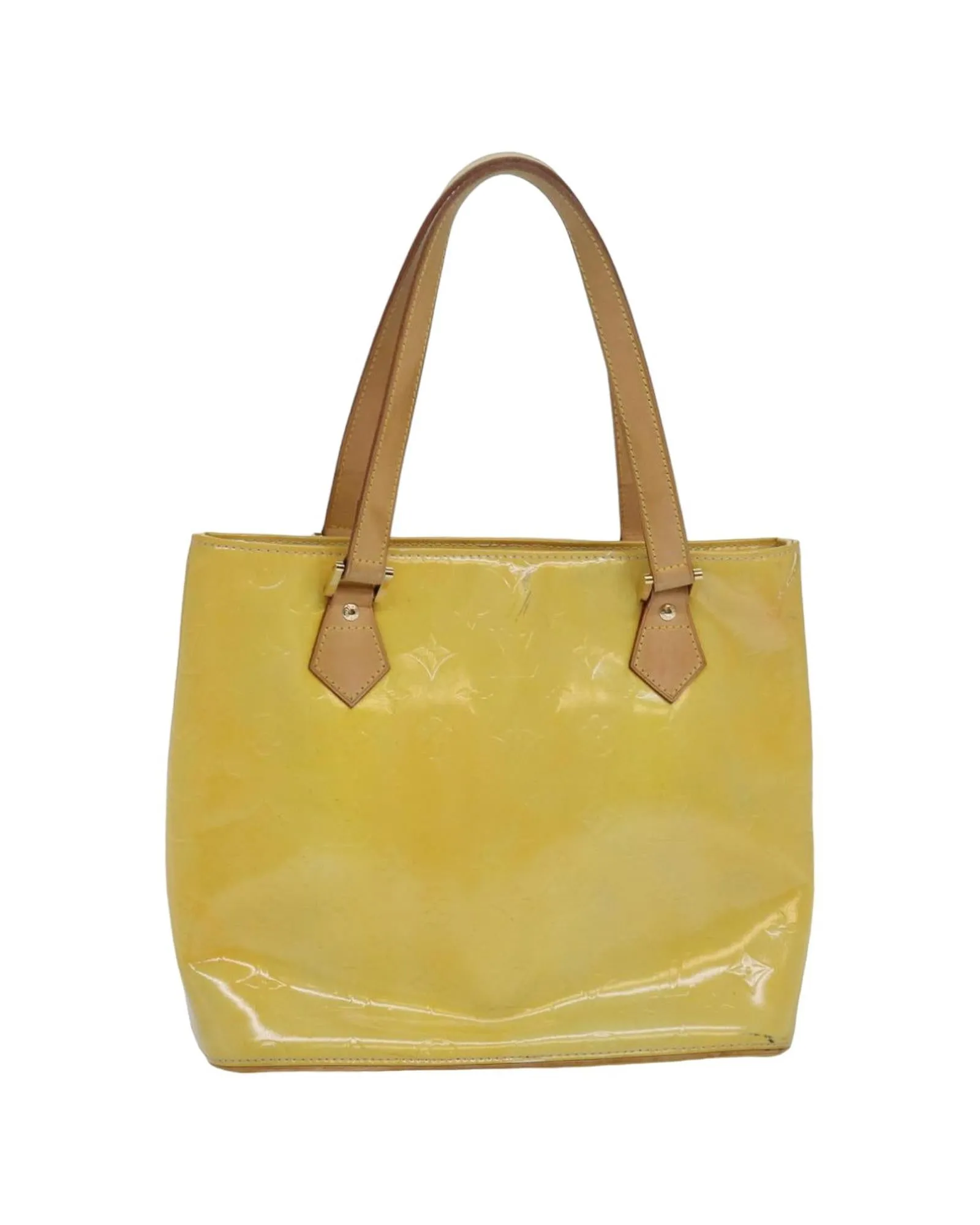 Monogram Vernis Patent Leather Hand Bag with Shoulder Drop