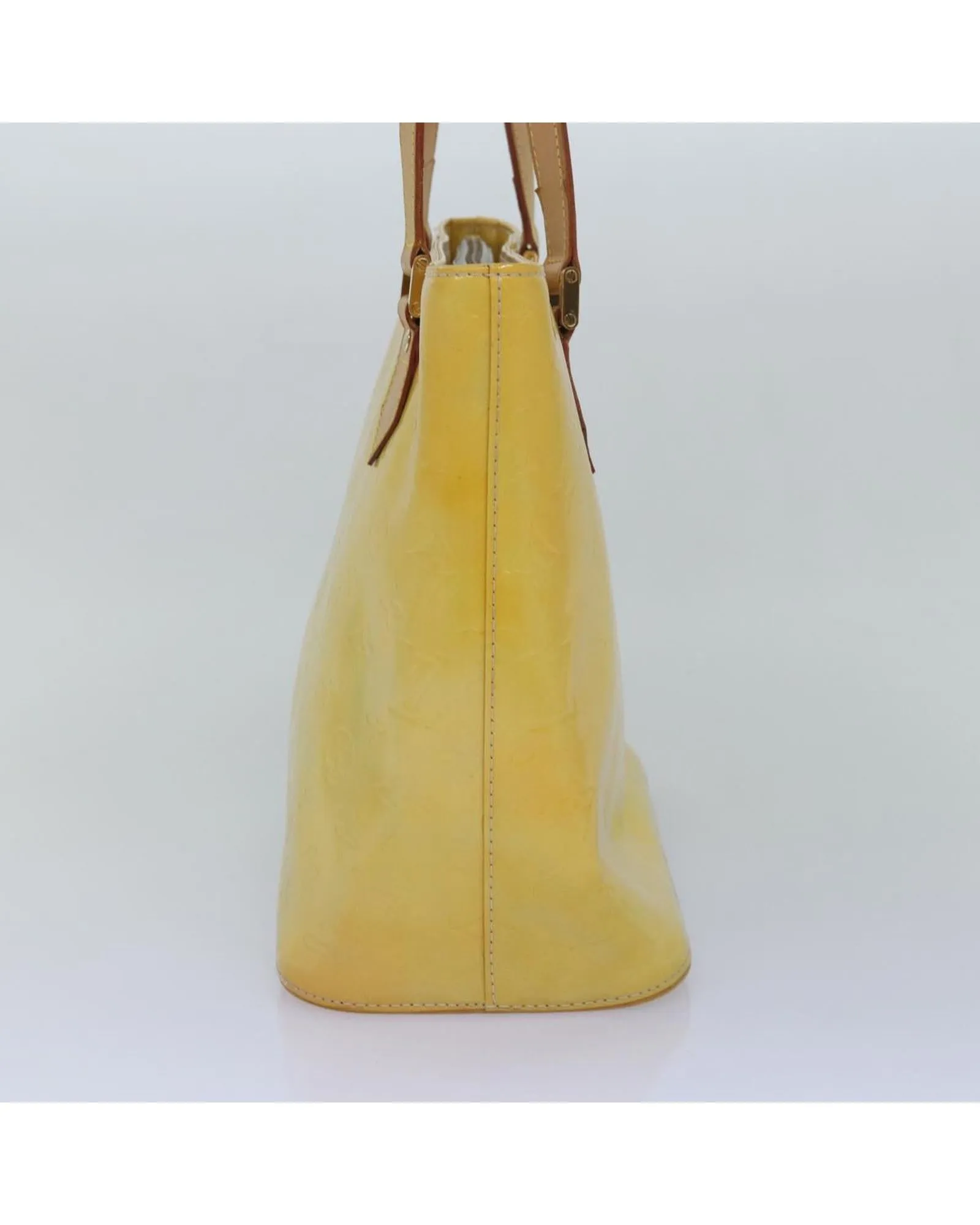 Monogram Vernis Patent Leather Hand Bag with Shoulder Drop