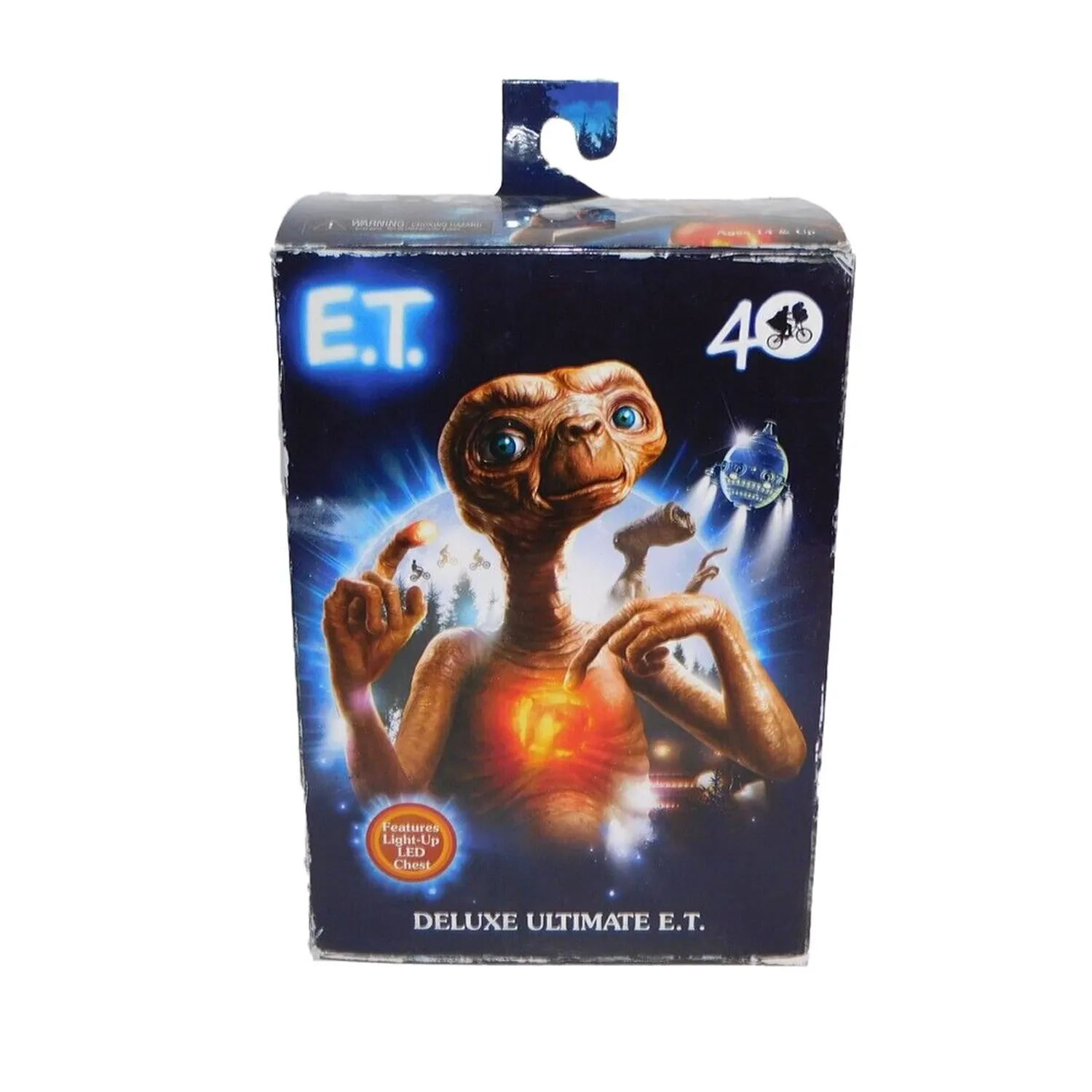 Neca Figura Articulada Deluxe Ultimate E.T. Light-Up Chest 7 Pulg E.T., El Extraterrestre