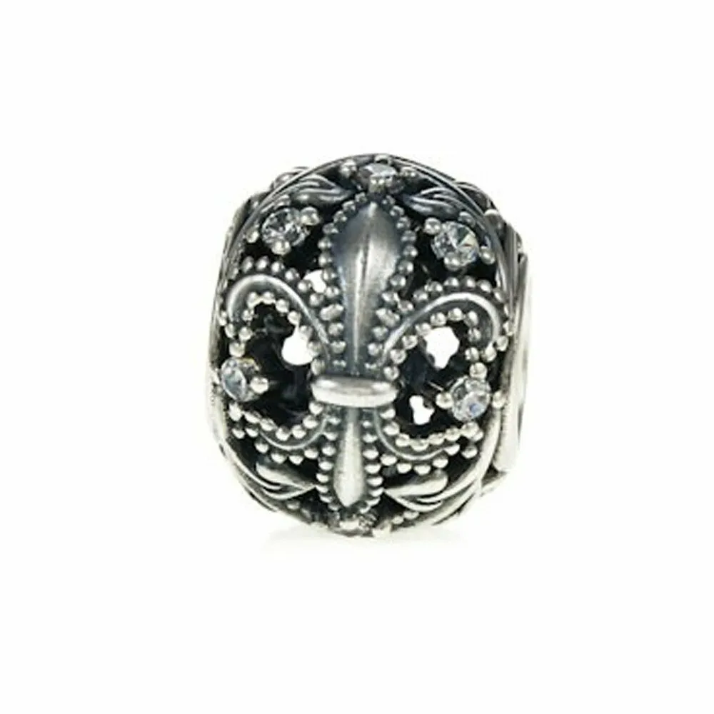 Pandora Fleur de Lis Openwork Charm #791378CZ