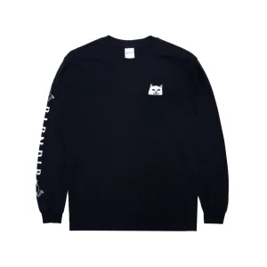 RIPNDIP Lord Nermal Long Sleeve "Black"