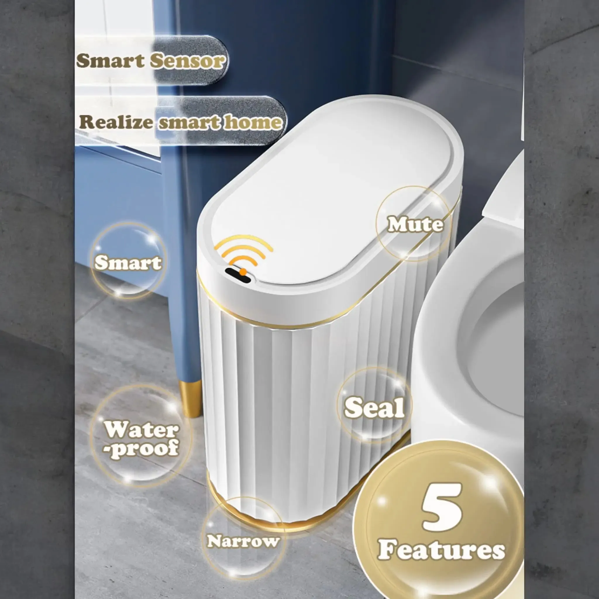 Smart Trash Can – Automatic Hygienic Bin for Home & Office