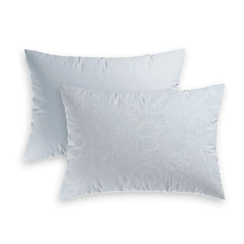 Taie(s) d'oreiller satin de coton - Arabesque gris perle