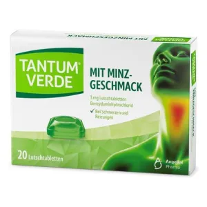 TANTUM VERDE 3 mg lozenges with mint flavor