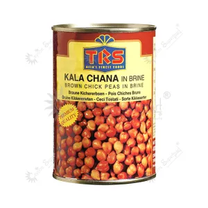 TRS Kala Chana | Boiled Brown Chick peas in Salted Water 400g