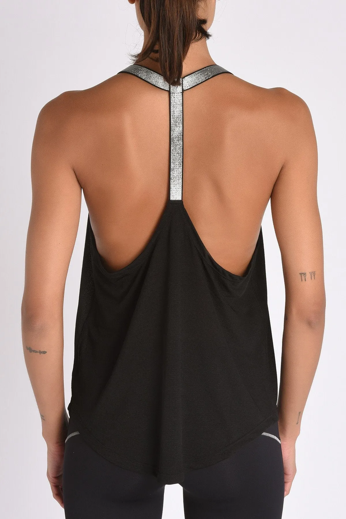 YUJ Tank Top Leotee Black