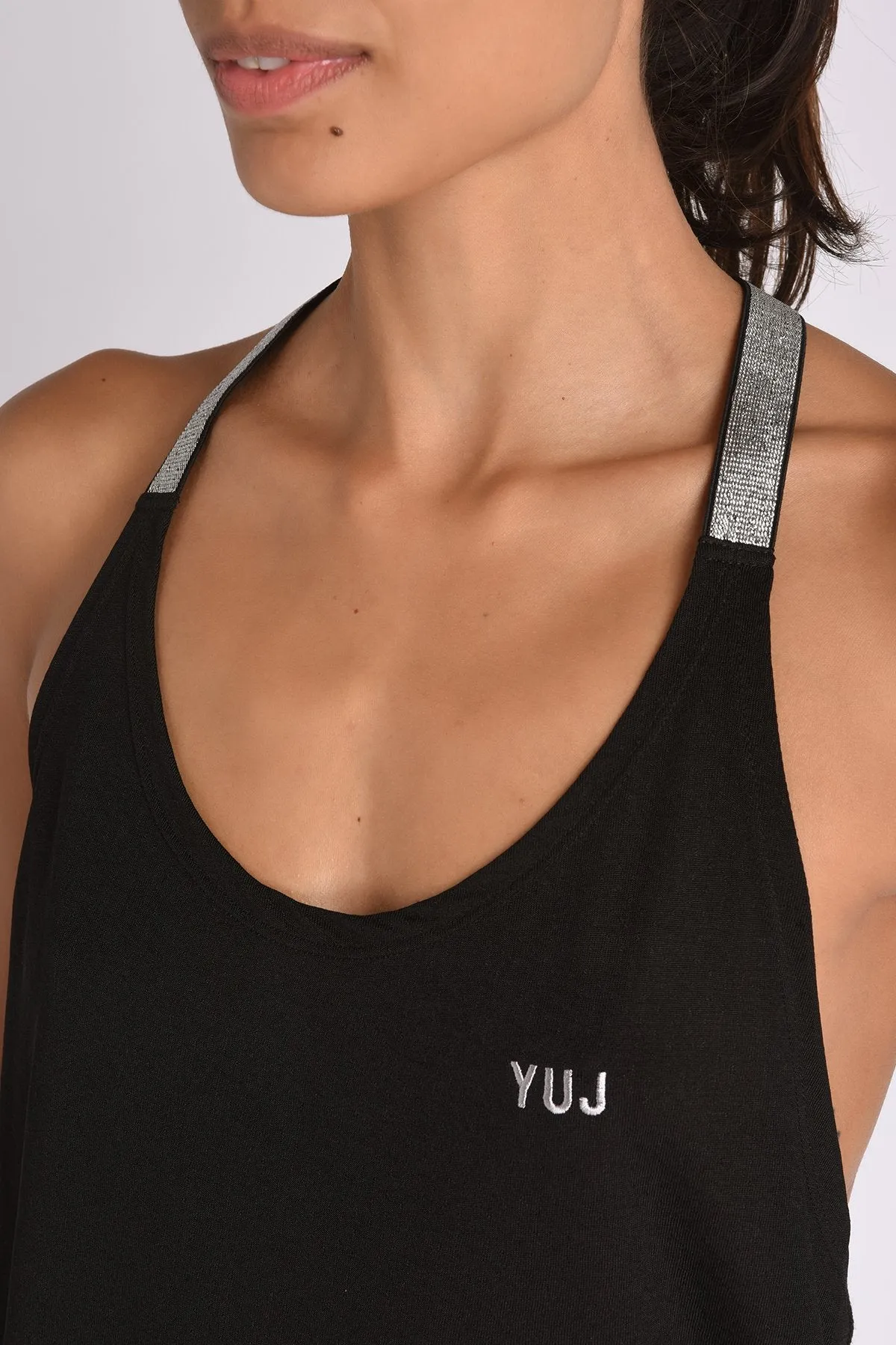 YUJ Tank Top Leotee Black